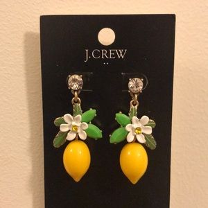 J. Crew Lemon Earrings